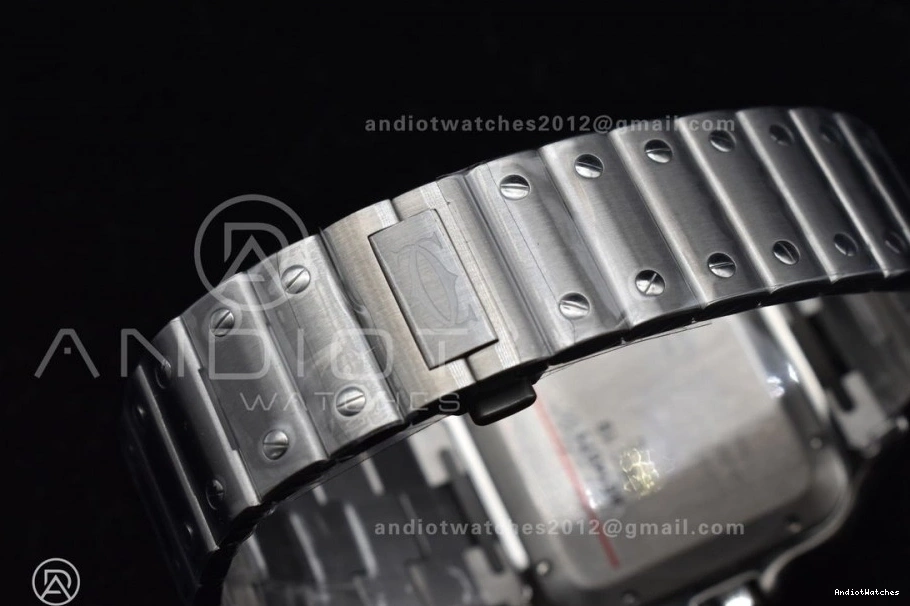 Dial 1:1 Youthful Edition Cartier 1057 de Bracelet BVF Green SmartLinks on 40mm MIYOTA SS Best Santos 1215